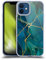 Head Case Designs Offizielle LebensArt Blau und Gold Mineralischer Marmor Softgelhülle Kompatibel Mit Apple iPhone 12 / iPhone 12 Pro Und Kompatibel Mit Magsafe Zubehör