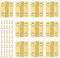 Giantree 10 Stück Mini Scharniere,1 Zoll Massivem Messing Scharniere Small Hinges Mit 60 Stück Schrauben Retro Scharniere Klein Für Schublade Schmuck Holzkiste Schrank Truhe Holzkiste DIY (1 zoll)