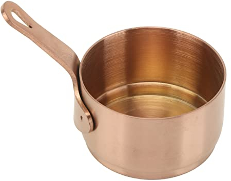 Cyrank Sojasaucenschale Mit Griff, 4-teilig, Edelstahl, Saucenschalen, Dip-Schalen-Set, Mini-Dip-Schalen, Gewürzbecher, Kleine Saucenschalen Für Gewürze, Roségold(100ml)