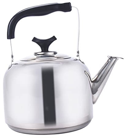 TOPBATHY 1stk Topf Wasserkocher Mit Gasaufsatz Vintage Herd Kabellose Heizgeräte Für Den Außenbereich Pfeifende Teekessel Flaschenwärmer Für Flaschen Gasheizung Rostfreier Stahl
