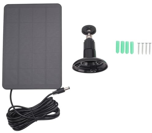 Plomevry 1 Piece Solar Panel for for Ring Spotlight Cam Battery for 6W Ring Solar Panel
