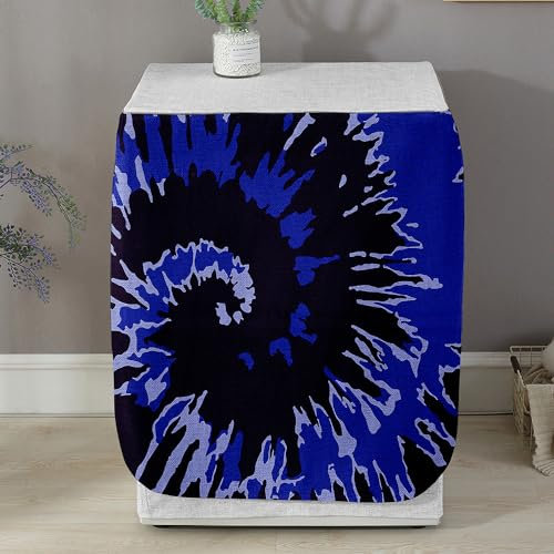 Highdi Grafiti Funda de Lavadora Cubierta Exterior,Adapta a la Mayoría de Lavadoras y Secadoras de Carga Frontal Protector Solar a Prueba de Polvo (Tie-Dye 6,L Capacidad 10.5~12 KG)