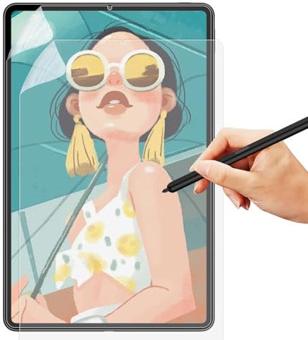 2 Stück Papier Schutzfolie Kompatibel mit Samsung Galaxy Tab S6 Lite 10,4 Zoll Papier Matte Gefühl Displayschutzfolie für S Pen Papierfolie Blendfreiem Folie zum Zeichnen, Schreiben und Notizen