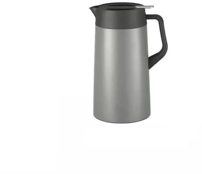 yixinzi-2024 Isolierte Kaffeekanne Isolierter Wasserkocher for den Hausgebrauch, großer Kapazitäts-Edelstahl-Isolierkessel, Büro-Wärmflasche, Restaurant-Hotel-Wärmkessel Thermokaraffen(Schwarz,2.0L)