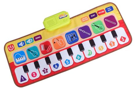 JOINPAYA 1pc Piano Rug Music Mat Music Mat Foot Piano Toy Floor Piano Floor Piano Keyboard Piano Keyboard Mat Musical Floor Mat Electronic Dance Mats Plastic