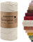 GARNIYARN Premium Makramee Garn 3mm – Weiches Baumwollseil für Macrame, DIY-Bastelprojekte, Wandbehänge, Pflanzenhänger und Wohnaccessoires, Stricken – 100% Natürlich Cotton – 3mm (natür, 100m)