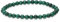 Lebensquelle Plus Kugelarmband | Perlen Armband 6 mm | Hochwertiges Edelsteinarmband | Natur Stein Edelsteinarmband dehnbar (Malachit)