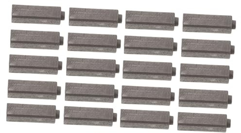 20 Stück Kohlebürsten Silber Ersatzteile für Haartrockner Motor | Carbon, für Salonwartung und Selbstgemacht, Passend für Bürstenbehaftete Gleichstrommotoren, 0,46 Unzen