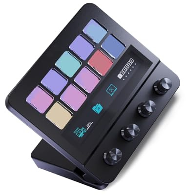ULIJTH Streamdeck Visual Keyboards LCD Button Live Streaming Controller Game Programming Customizable Keypad