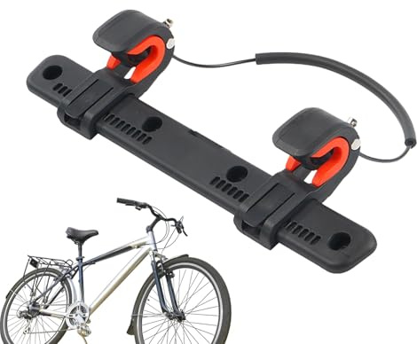 Boucle de Sacoche latérale de vélo - Clip de Porte-Bagages réglable en Nylon - Fixation sûre pour Porte-Bagages de vélo et de Moto - Boucle de Rechange pour systèmes de Rangement latéraux et