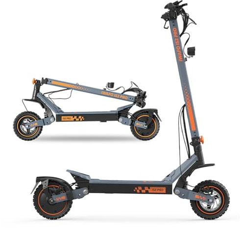 Is2 Pro Electric Scooters Adult, 2000-W Power Motor, Range of 70km, 52v/20ah Battery, Nfc Start Function, Widened Pedals, Maximum Load Capacity of 130kg, 10-Inch Tires, Dual Disc Brakes, Foldable