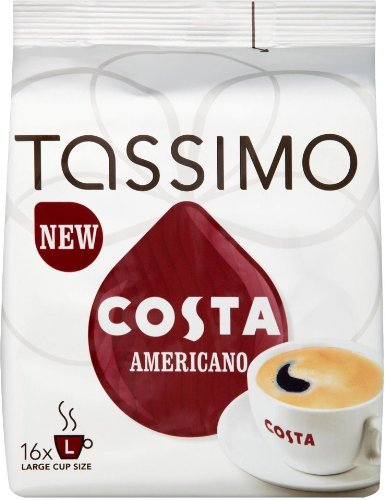 Tassimo COSTA Americano Pack of 6, 6x16 T-Discs