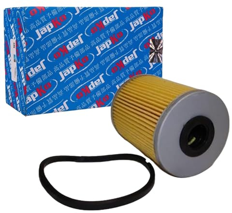 JAPKO 3ECO009 Kraftstofffilter Filter Cartridge Kompatibel mit OPEL Corsa D Schrägheck S07 05464656 0813006 0813046