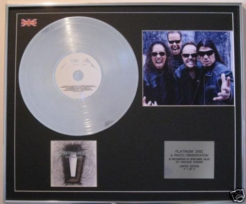 Metallica – CD Platin-CD + Foto – Magnetischer Tod