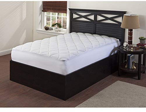 Sleep Soft & Dream Sweet auf Royal Comfort, New Double Puff Matratze Pad mit angereichert, extraweich Fiberfill, mit reinen, weiß Importiert Fleece – Zwei Schichten. SANFT Preis., weiß, Queen