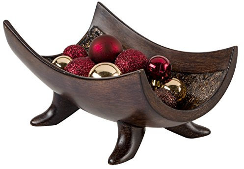 Creative Scents Schonwerk Nussbaum Farbe Dekorative Schale Tafelaufsatz