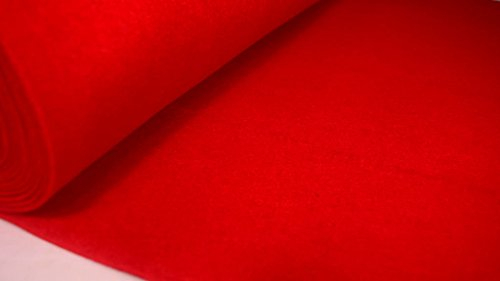 StoffBook ROT PREMIUM FILZSTOFF 4MM EDLE OPTIK WIE WOLLFILZ BASTELFILZ 100CM BREITE, C989
