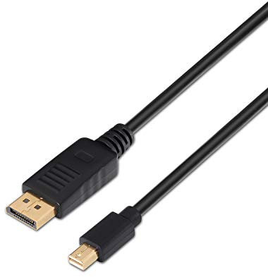 Aisens Cable Mini Dp A Displayport V1.2 4K@60Hz Mdp/M-Dp/M Negro 3M