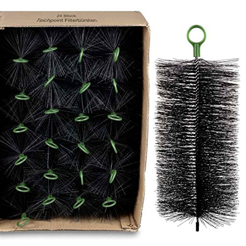 Wagner Green 24 Stück Filterbürsten, für Ihren Teichfilter und Koi Teich Filter (30x15 cm)