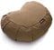 BODYMATE Halbmond Yogakissen 42cm lang 30cm breit und 15cm hoch Chocolate mit Buchweizen-Spelz Füllung – Maschinenwaschbarer Bezug aus 100% extra Dicker Baumwolle – Meditationskissen – Sitzkissen