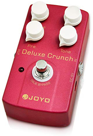 JOYO Pedal de efecto de distorsión Crunch como amplificadores de alta ganancia o vintage para guitarra eléctrica, True Bypass (Deluxe Crunch JF-39)