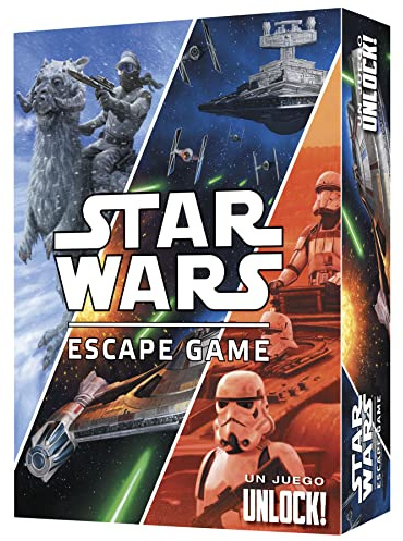 Unbox Now - Star Wars Escape Game - Spanisch | Für Erwachsene und Familien, ab 10 Jahren, 1 bis 6 Spieler, 60 Minuten pro Spiel, Spanisch