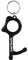Last Touch® - Reusable No Touch Tool with Keyring (Charcoal Black)