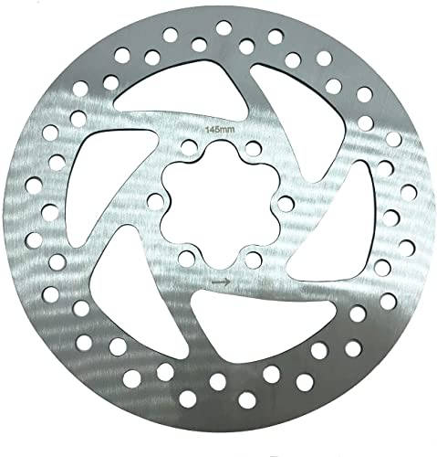 145MM Colorful Disc Brake For Kaabo Wolf Warrior Electric Scooter Brake Disc Skateboard Spare Parts (145mm Silver)