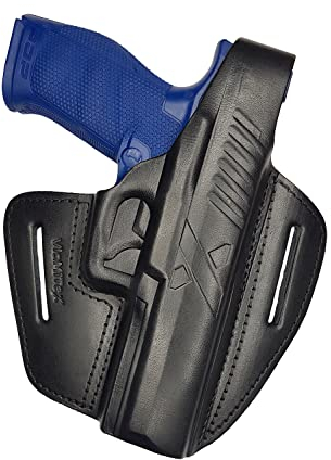 VlaMiTex B2 Leder Gürtel Holster für Walther PDP Lauf 5 Zoll