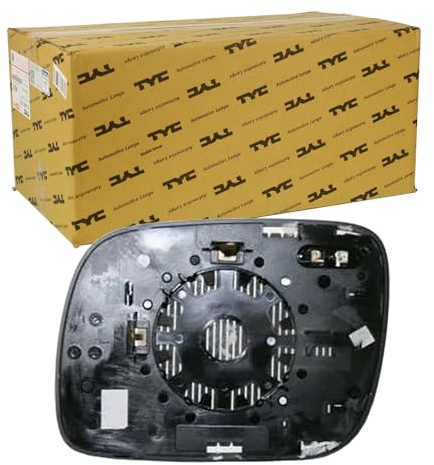 TYC 337-0262-1 Spiegelglas Glas Aussenspiegel asphärisch beheizbar links Kompatibel mit VW Touareg 7LA, 7L6, 7L7