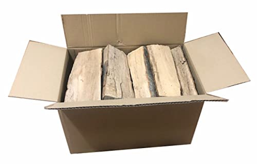 Brennholz Buche, ca.15 kg ofenfertig, Scheitlänge ca. 25 cm - 2 Jahre Luftgetrocknetes Buchenholz Kaminholz Feuerholz Grillholz für Kamin, Ofen, Feuerschalen, Lagerfeuer (25 cm, 15)