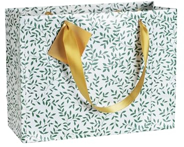 Clairefontaine 212886C - Geschenktasche Premium XL 32x13x24,5cm, ideal für voluminöse Geschenke, 1 Stück, Smaragd