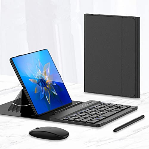 Hülle Custodia per Magic V Tastiera + Mouse + Slim Flip Case + Penna + Pen Slot,Book Cover Keyboard Kit per Honor Magic V/Magic Vs Ultimate/Magic Vs(2)