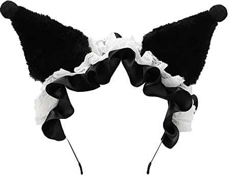 CAT KO Serre-tête Kawaii en dentelle pour femme et fille