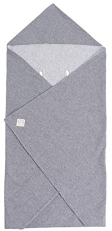 Kaiser Jersey Summer Beach Einschlagdecke Babyschale/Autositz für Sommer oder Ganzjährig geeignet 100% Baumwolle Dark Grey 6531324