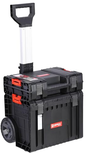 Werkzeugkasten auf Rädern mit Werkzeugkoffer mit Schutzschaum Werkstatt Set PRO
