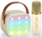 Kinder Karaoke Maschine, Neueste Karaoke Mikrofon Kinder, Geschenke für Mädchen Jungs,Mini Bluetooth Lautsprecher Geschenk Mädchen Stimmverzerrer-Spielzeug Spielzeug für 3 4 5 6 7 8 9 10+(Beige)