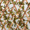 Weihnachtskranz, 2,2 m, 42 Köpfe, künstliche Seidenrosen, Girlande, hängende künstliche Blumen mit Efeu-Eukalyptusblättern für Zuhause, Hochzeitsdekoration, Urlaubsdekoration (Farbe: Orange)