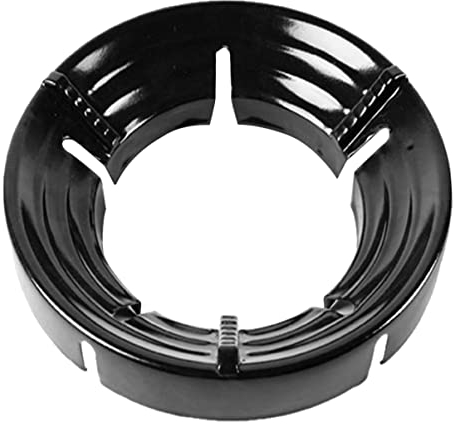 Toddmomy 1 Pc Pare-Brise pour cuisinière à gaz Support de Casserole Porte Wok brûleur Travailler sur Pare-Brise de cuisinière à gaz Rassembler la hotte Anti-feu émail poêle Anneau de gaz