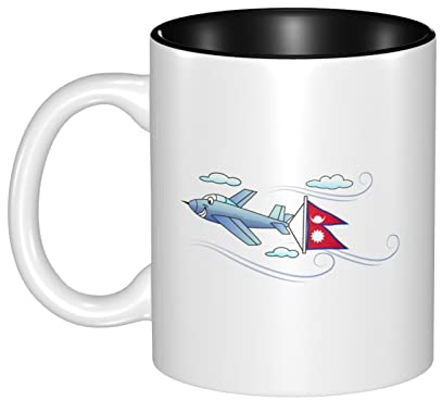 Taza Cumpleaños 330Ml Bandera De Nepal Tazas Premium Tazas Personalizada Gracioso Taza Cerámica Para Niño, Padres, Oficina