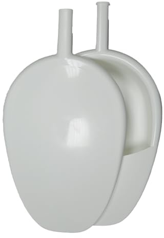 MEDICALAB Bassin de Lit avec Couvercle, Alitées et Handicapées | Bassin Hygiénique pour Personnes Âgées, Bassin Portable Stérilisable en Polypropylène, Couleur Blanche, Made in Italy