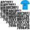 210 pcs Iron-On Letters (2 Inch) - Heat Transfer Vinyl for Custom T-Shirts, Jerseys & DIY Apparel - Team Names, Slogans & Designs (Black, Durable Fabric Letters)