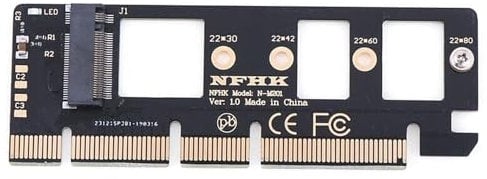 AYMBH M.2 NVMe SSD to PCI-E 3.0 X4/X8/X16 Adapter Card, Supports MacOS/Windows/Linux, Easy Installation, Compatible with 2230-2280 SSD Sizes, AYMBH-334, PCIe X4/X8/X16, PC/Laptop