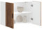 WIFESE Hängeschrank mit Tür Sideboard Küche Organizer Geräumiger Küchenschrank mit Viel Stauraum Aufbewahrungsschrank Wandschrank Altholz 80x31x60 cm Holzwerkstoff