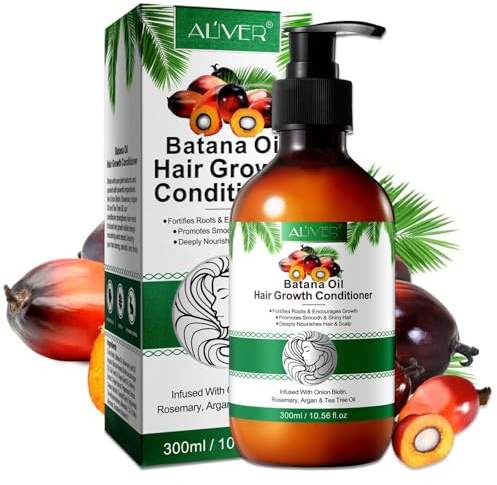 P-Beauty - Batana Öl Conditioner mit Rosmarin - sulfatfrei - Haarwachstum, Regeneration & Geschmeidigkeit - Für alle Haartypen - Reduziert Haarbruch & Trockenheit, Feuchtigkeitsspendend - 1x300ml
