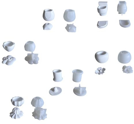 Práctico molde de silicona seguro para crear vasos de almacenamiento personalizados duraderos para la decoración del hogar