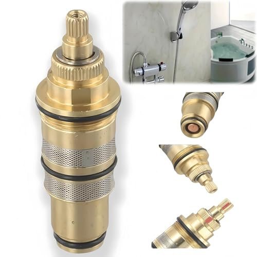 Cartucho termostático de ducha Br-Ass, cartucho termostático de repuesto Br-Ass, reemplazo de ducha C/artridge, R/eplacement S/hower C/artridge, control de temperatura Br/Ass Re/Placement,Tap Ca