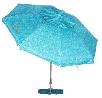 Genérico Sombrilla de playa Tommy Bahama. Modelo 2025. 243cm. Celeste