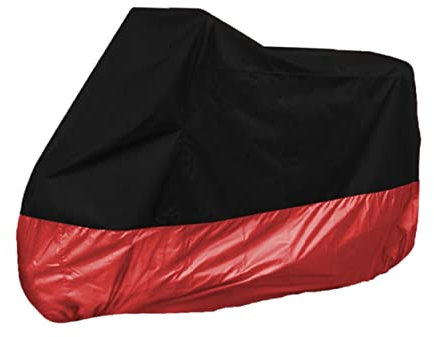 Cabilock Sonnenschutzautoabdeckung Motorrad Regenschutzhülle Outdoor-fahrradabdeckung Wasserdicht Outdoor-Indoor-motorradabdeckung Regen-uv-atmungsaktive Motorradabdeckung Deckmotorrad Rot