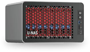 U-NAS SS-802 High-Speed All-Flash NAS for Multimedia Professionals | Intel TigerLake i5/i7 | 16GB RAM | 64TB Capacity | Thunderbolt 4, & 10GbE | Compact, Efficient, and Secure, diskless